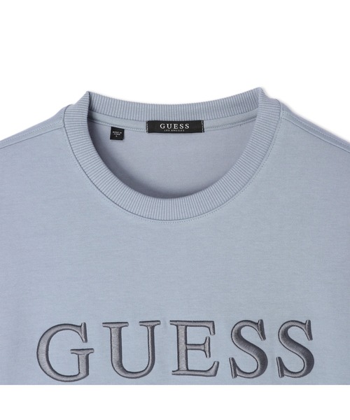 Guess(ゲス)の「Embroidery Logo Sweat(スウェット・メンズ・ブラック/ベージュ/グレー/コーラルピンク/ライトブルー・SMALL/MEDIUM/LARGE/X-LARGE)」の11枚目の写真