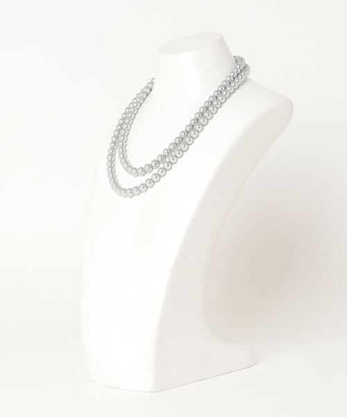 Mag.（マグ）の「【18inch】8mmWガラスパールネックレス（ネックレス・レディース・ホワイト/グレー・FREE）」の14枚目の写真