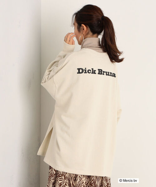 FREDY&GLOSTER（フレディアンドグロスター）の「【sportswear/スポーツウェア】miffy sweat/ミッフィースウェット（スウェット・レディース・ブラウン/アイボリー/ライトパープル・FREE）」の15枚目の写真