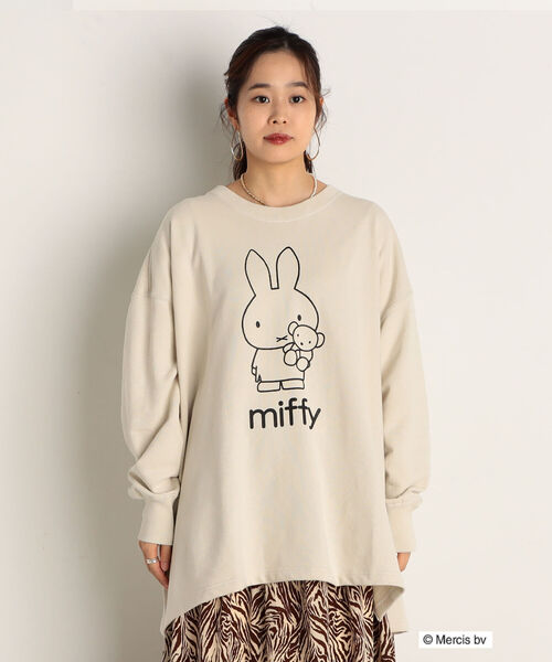 FREDY&GLOSTER（フレディアンドグロスター）の「【sportswear/スポーツウェア】miffy sweat/ミッフィースウェット（スウェット・レディース・ブラウン/アイボリー/ライトパープル・FREE）」の16枚目の写真