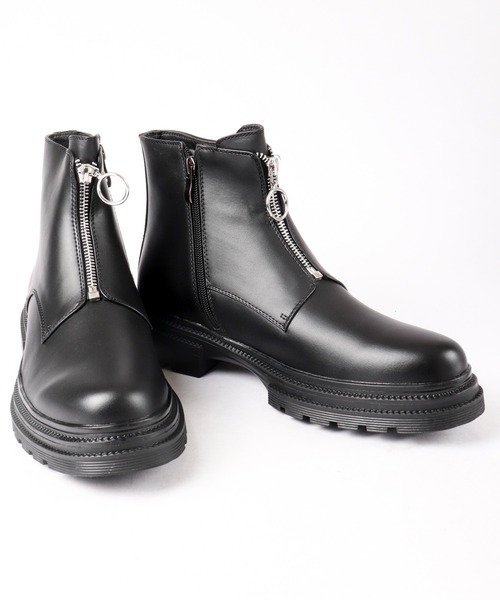 【セール】【LOVEHUNTER】厚底センタージップブーツ（ブーツ）｜LOVEHUNTER（ラブハンター）