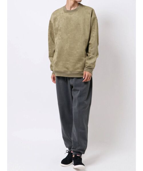 COTORICA（コトリカ）の「スエードポンチプルオーバー（Tシャツ/カットソー・メンズ・ブラック/グレー/モカ・MEDIUM/LARGE）」の6枚目の写真