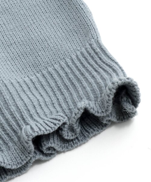 algy（アルジー）の「ニットワンピ＆ファーポシェットセット（ワンピース・キッズ・ミント/ブラック/サックスブルー・XX-SMALL/SMALL/MEDIUM/X-SMALL）」の11枚目の写真