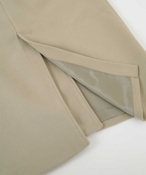 titivate（ティティベイト）の「ﾊﾟｲﾋﾟﾝｸﾞｽﾀﾝﾄﾞｶﾗｰﾛﾝｸﾞｺｰﾄ（ステンカラーコート・レディース・ブラック/オリーブ/アイボリー/モカ・M）」の19枚目の写真