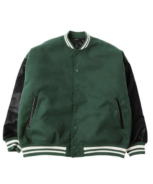 Aanderson ベル スタジャン ブラック/グリーン 楽天市場】FELCO (フェルコ) SHAWL COLLAR VARSITY JACKET w/QUILT