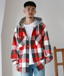 BEAMS | BEAMS / スウェット フーディー イージー ネルシャツ(シャツ/ブラウス)