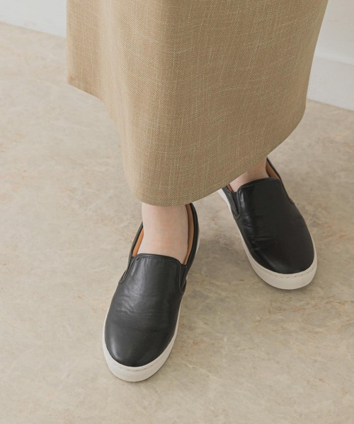 RODE SKO（ロデスコ）の「やわインソール付スリッポン（スニーカー・レディース・シルバー/ブラック・38/36/37）」の12枚目の写真