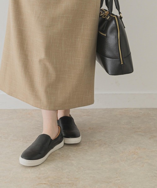 RODE SKO（ロデスコ）の「やわインソール付スリッポン（スニーカー・レディース・シルバー/ブラック・38/36/37）」の22枚目の写真