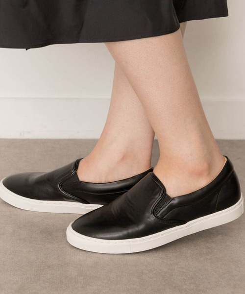 RODE SKO（ロデスコ）の「やわインソール付スリッポン（スニーカー・レディース・シルバー/ブラック・38/36/37）」の7枚目の写真