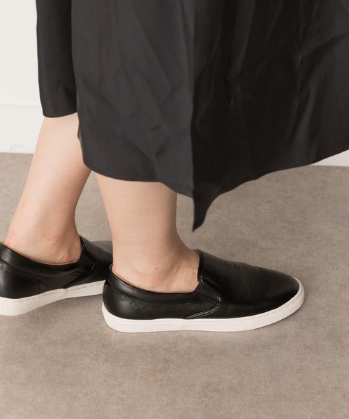 RODE SKO（ロデスコ）の「やわインソール付スリッポン（スニーカー・レディース・シルバー/ブラック・38/36/37）」の20枚目の写真