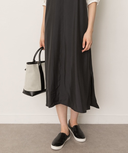 RODE SKO（ロデスコ）の「やわインソール付スリッポン（スニーカー・レディース・シルバー/ブラック・38/36/37）」の4枚目の写真