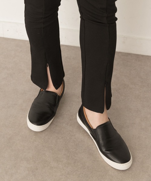 RODE SKO（ロデスコ）の「やわインソール付スリッポン（スニーカー・レディース・シルバー/ブラック・38/36/37）」の8枚目の写真