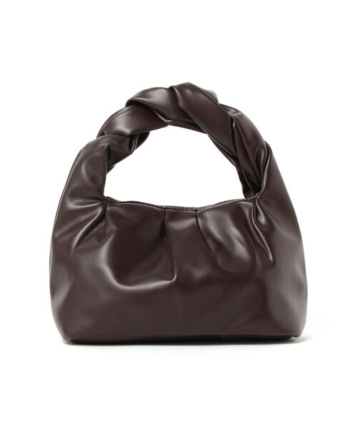 Ray BEAMS(レイビームス)の「Ray BEAMS / ツイスト ハンドル バッグ(トートバッグ・レディース・ダークブラウン/ピンク/グリーン系その他2・ONE SIZE)」の9枚目の写真