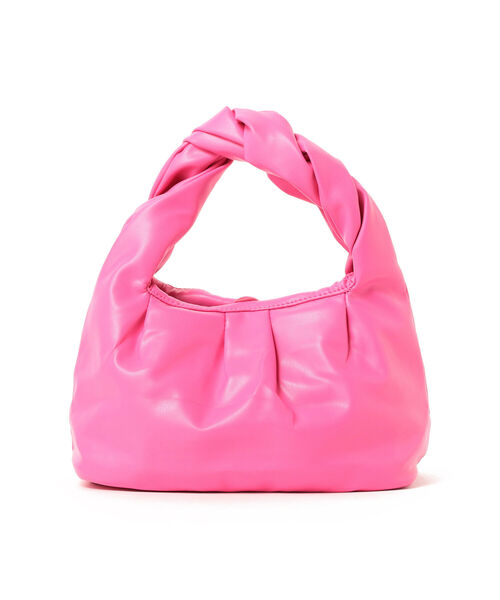 Ray BEAMS(レイビームス)の「Ray BEAMS / ツイスト ハンドル バッグ(トートバッグ・レディース・ダークブラウン/ピンク/グリーン系その他2・ONE SIZE)」の14枚目の写真