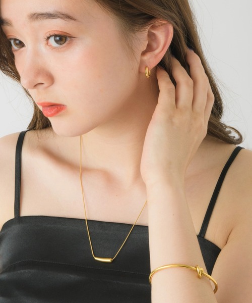 muku(ムク)の「金属アレルギー対応 ミニフープピアス(両耳用)/ サージカルステンレス/316L(ピアス(両耳用)・レディース・シルバー/ゴールド/シャンパン・FREE)」の13枚目の写真