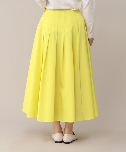 UNTITLED（アンタイトル）の「◆ノーブルタフタ ボリュームスカート【洗える】（スカート・レディース・ネイビー/イエロー/ライトパープル/オフホワイト・44/48/42/00/01/02/03/04）」の8枚目の写真