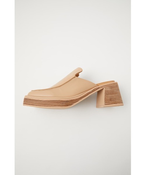 MOUSSY（マウジー）の「MOC TOE ミュール（パンプス・レディース・ベージュ/ブラック・SMALL/LARGE/MEDIUM）」の8枚目の写真