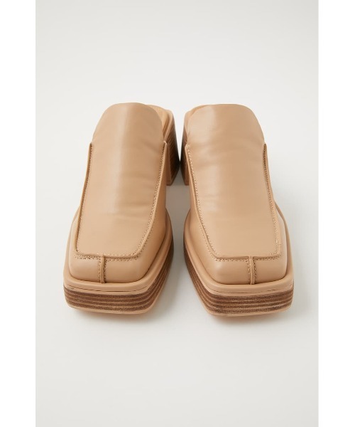 MOUSSY（マウジー）の「MOC TOE ミュール（パンプス・レディース・ベージュ/ブラック・SMALL/LARGE/MEDIUM）」の4枚目の写真