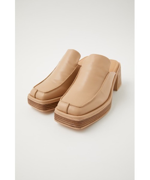 MOUSSY（マウジー）の「MOC TOE ミュール（パンプス・レディース・ベージュ/ブラック・SMALL/LARGE/MEDIUM）」の6枚目の写真