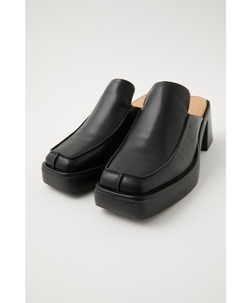 MOUSSY（マウジー）の「MOC TOE ミュール（パンプス・レディース・ベージュ/ブラック・SMALL/LARGE/MEDIUM）」の5枚目の写真