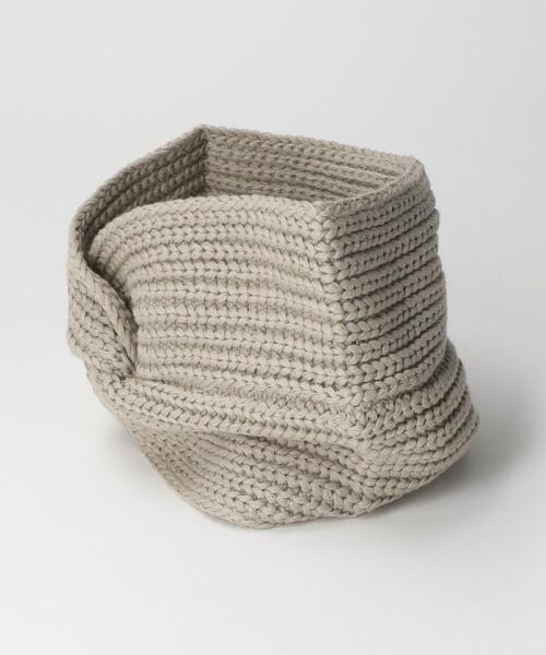 green label relaxing（グリーンレーベルリラクシング）の「【高山都さん監修】＜oblekt (オブレクト)＞ オーガニックコットン ニット ターバン（ヘアバンド・レディース・ブラック/ライトグレー/ナチュラル・FREE）」の11枚目の写真