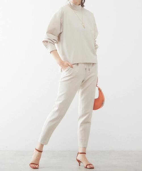 martinique(マルティニーク)の「martinique/PL/Visストレッチシリーズドロストパンツ(スラックス・レディース・ネイビー/グリーン/グレイッシュベージュ・1/2)」の7枚目の写真