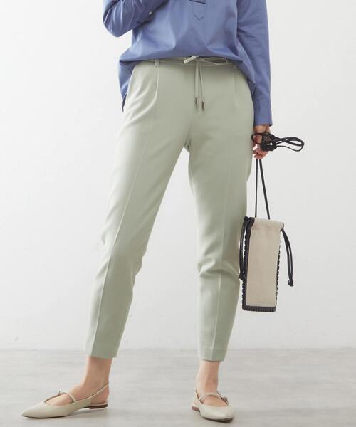 martinique(マルティニーク)の「martinique/PL/Visストレッチシリーズドロストパンツ(スラックス・レディース・ネイビー/グリーン/グレイッシュベージュ・1/2)」の8枚目の写真