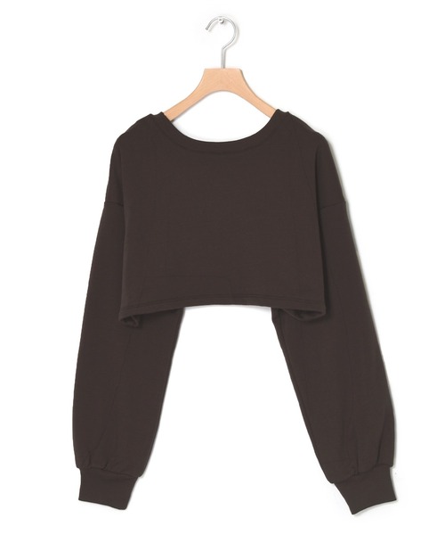 w closet（ダブルクローゼット）の「【マルチウェイ】レイヤードスウェットワンピース（ワンピース・レディース・ライム/アイボリー/スミクロ・FREE）」の6枚目の写真