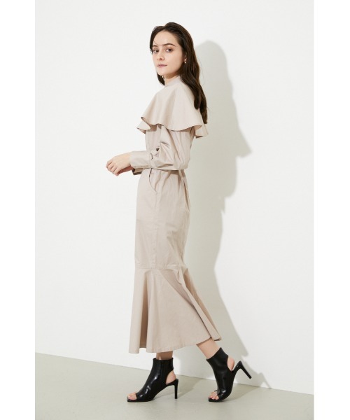 rienda(リエンダ)の「ケープマーメイドワンピース(ワンピース・レディース・ブラック/ベージュ/ピンク/ブルー・SMALL/MEDIUM)」の19枚目の写真