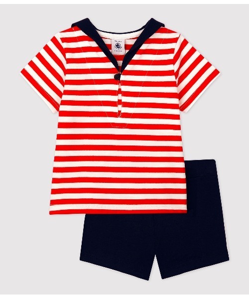 セーラーカラー２点セット ベビーギフト Petit Bateau プチバトー のファッション通販 Zozotown