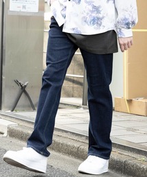OUTDOOR PRODUCTS（アウトドアプロダクツ）の「OUTDOORPRODUCTS ストレッチレギュラー＆スリムデニムパンツ（デニムパンツ）」