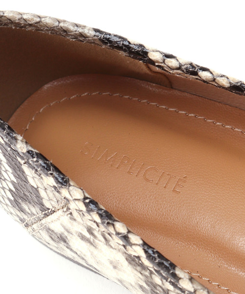 Simplicite（サンプリシテ）の「ビットローファー（ローファー・レディース・ブラック/チャコールグレー/ホワイト・SMALL/MEDIUM/LARGE）」の11枚目の写真