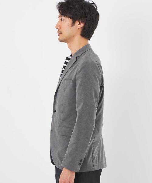 グリーンレーベルリラクシング テーラードジャケット　ホップサック　レダ　グレー green label relaxing（グリーンレーベルリラクシング）の「TR ホップ