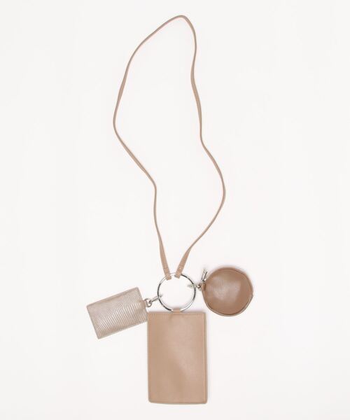 ehka sopo（エヘカソポ）の「マルチケースリングストラップ（その他小物・レディース・ブラック/ベージュ/オフホワイト・ﾌﾘ-）」の9枚目の写真