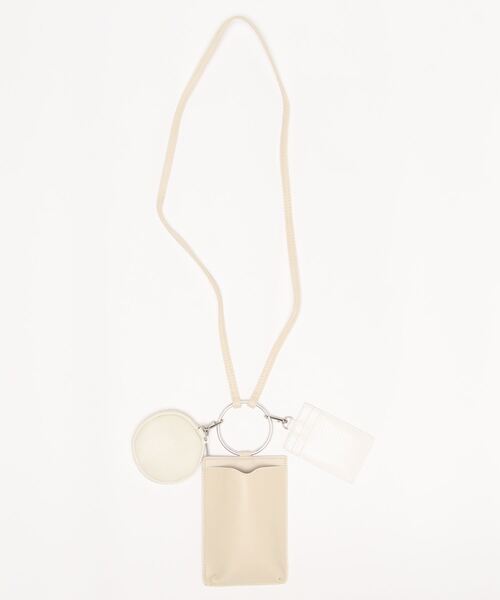 ehka sopo（エヘカソポ）の「マルチケースリングストラップ（その他小物・レディース・ブラック/ベージュ/オフホワイト・ﾌﾘ-）」の8枚目の写真