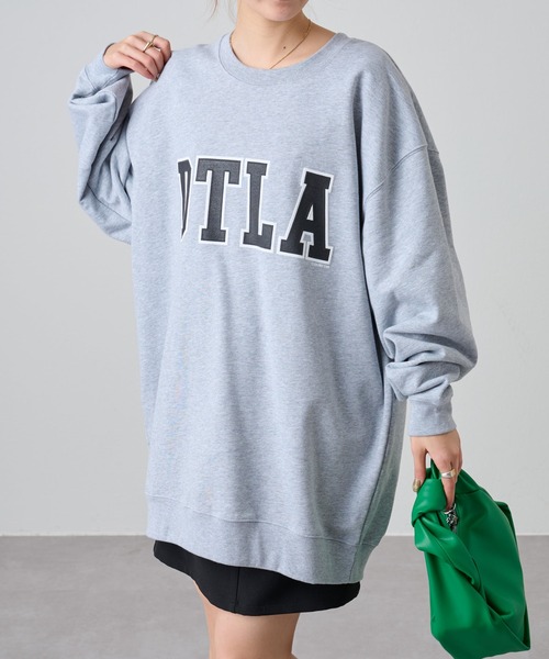 COLONY 2139（コロニートゥーワンスリーナイン）の「グラフィッククルーネックスウェット / トレーナー（スウェット・レディース・グレー/その他35/ホワイト/ブラック・MEDIUM/LARGE/SMALL/X-LARGE）」の3枚目の写真