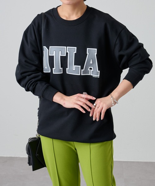 COLONY 2139（コロニートゥーワンスリーナイン）の「グラフィッククルーネックスウェット / トレーナー（スウェット・レディース・グレー/その他35/ホワイト/ブラック・MEDIUM/LARGE/SMALL/X-LARGE）」の4枚目の写真