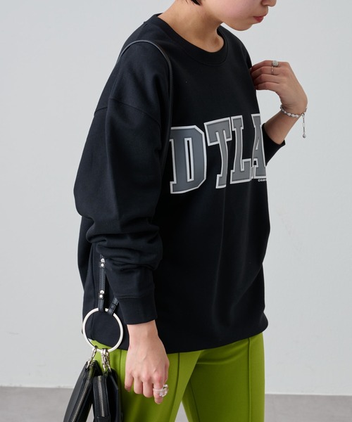 COLONY 2139（コロニートゥーワンスリーナイン）の「グラフィッククルーネックスウェット / トレーナー（スウェット・レディース・グレー/その他35/ホワイト/ブラック・MEDIUM/LARGE/SMALL/X-LARGE）」の10枚目の写真