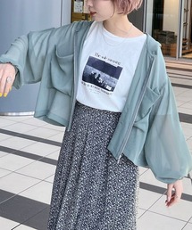 mysty woman | 楊柳シアショートパーカー 276395(パーカー)