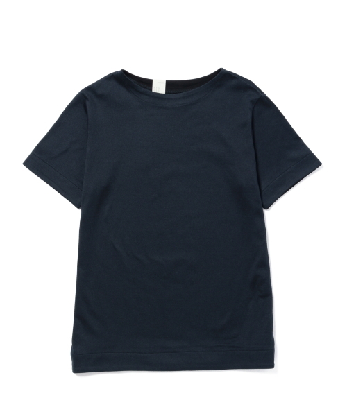 International Gallery BEAMS(インターナショナルギャラリービームス)の「N.HOOLYWOOD / COTTON SOLID CREW(Tシャツ/カットソー・メンズ・ホワイト/ネイビー・36/38)」の1枚目の写真