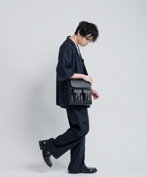 MUHET(ミュエータ)の「リネン混ダブルブレストジャケット(テーラードジャケット・レディース・ネイビー/ブラウン・SMALL/MEDIUM/X-LARGE)」の16枚目の写真