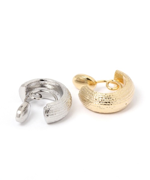 LEPSIM（レプシィム）の「ループフィットイヤリング1　275249（イヤリング・レディース・シルバー/ゴールド・ONE SIZE）」の3枚目の写真