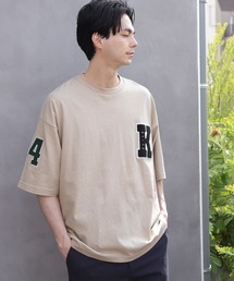 niko and... | カレッジ刺繍ワッペンTシャツ(Tシャツ/カットソー)