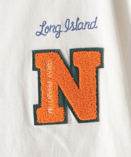 niko and...(ニコアンド)の「カレッジ刺繍ワッペンTシャツ(Tシャツ/カットソー・メンズ・ベージュ/ネイビー/オフホワイト/チャコール・MEDIUM/LARGE)」の20枚目の写真