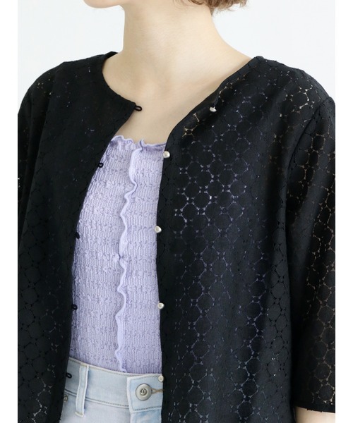 ehka sopo(エヘカソポ)の「しぼしぼメロータンクトップ(タンクトップ・レディース・ブラック/オフホワイト/オレンジ/ラベンダー・フリ-)」の1枚目の写真