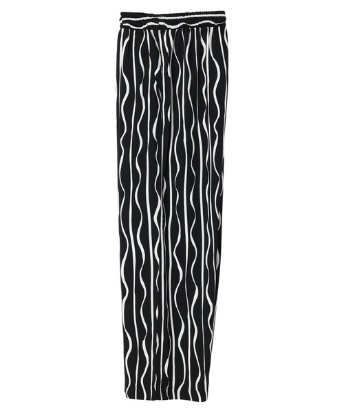 AMERICAN HOLIC(アメリカンホリック)の「ストライプ柄サテンパンツ(その他パンツ・レディース・ブラック・M/L)」の13枚目の写真