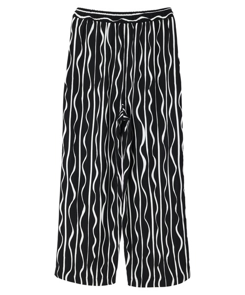 AMERICAN HOLIC(アメリカンホリック)の「ストライプ柄サテンパンツ(その他パンツ・レディース・ブラック・M/L)」の17枚目の写真