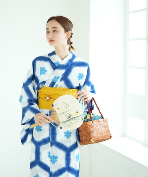 有松絞り浴衣3点セット