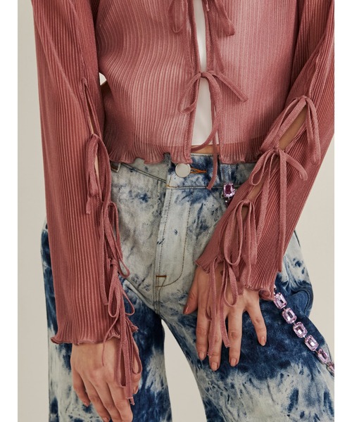 【新品】PAMEO POSE sleep waves ブラウス ピンク PAMEO POSE（パメオポーズ）の「Baby Blouse（シャツ/ブラウス