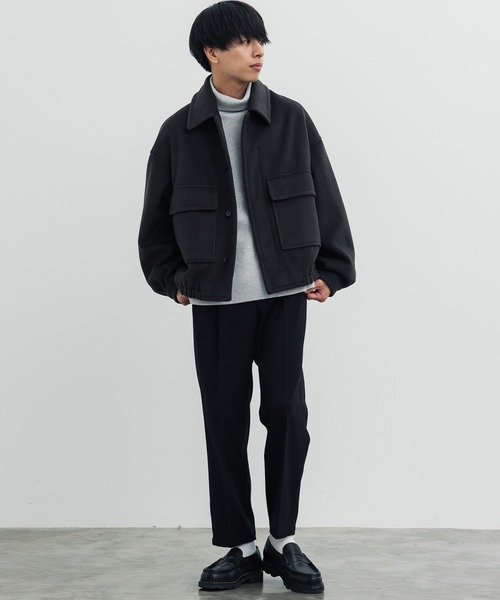 WYM LIDNM(ウィム バイ リドム)の「タートルネックニット(ニット/セーター・メンズ・ライトグレー・L)」の7枚目の写真